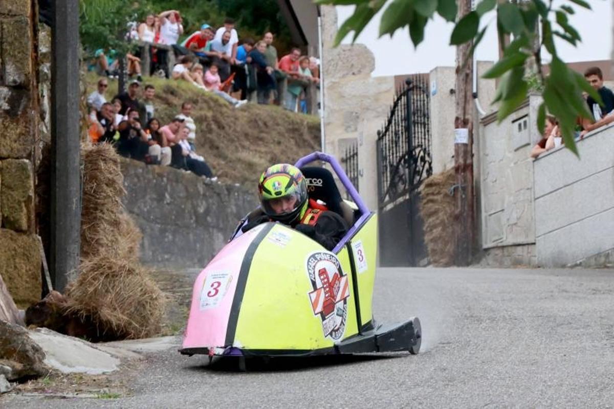 Una carrilana durante la pruaba.