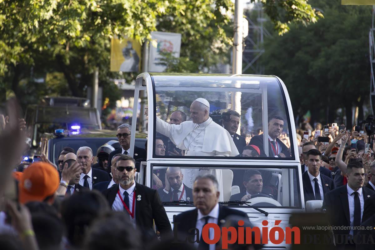 Murcianos presentes en la visita del Papa León XIV