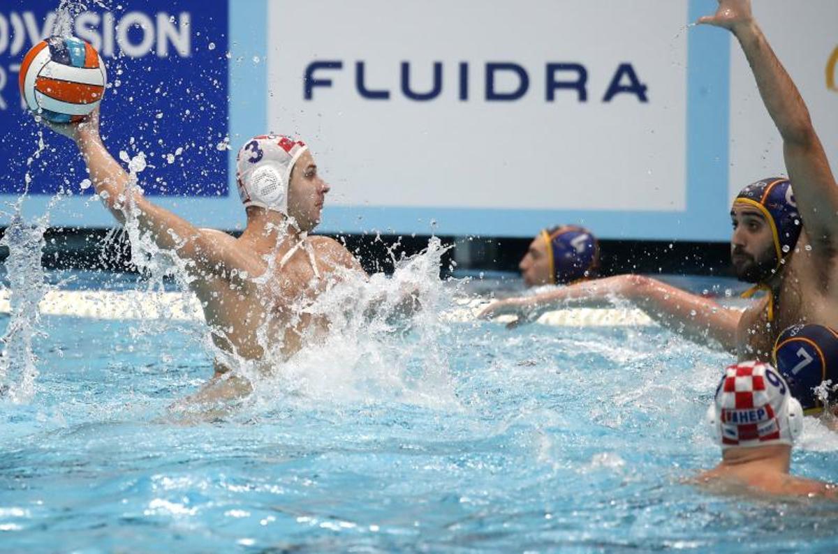 España gana a Croacia en el Europeo de Waterpolo