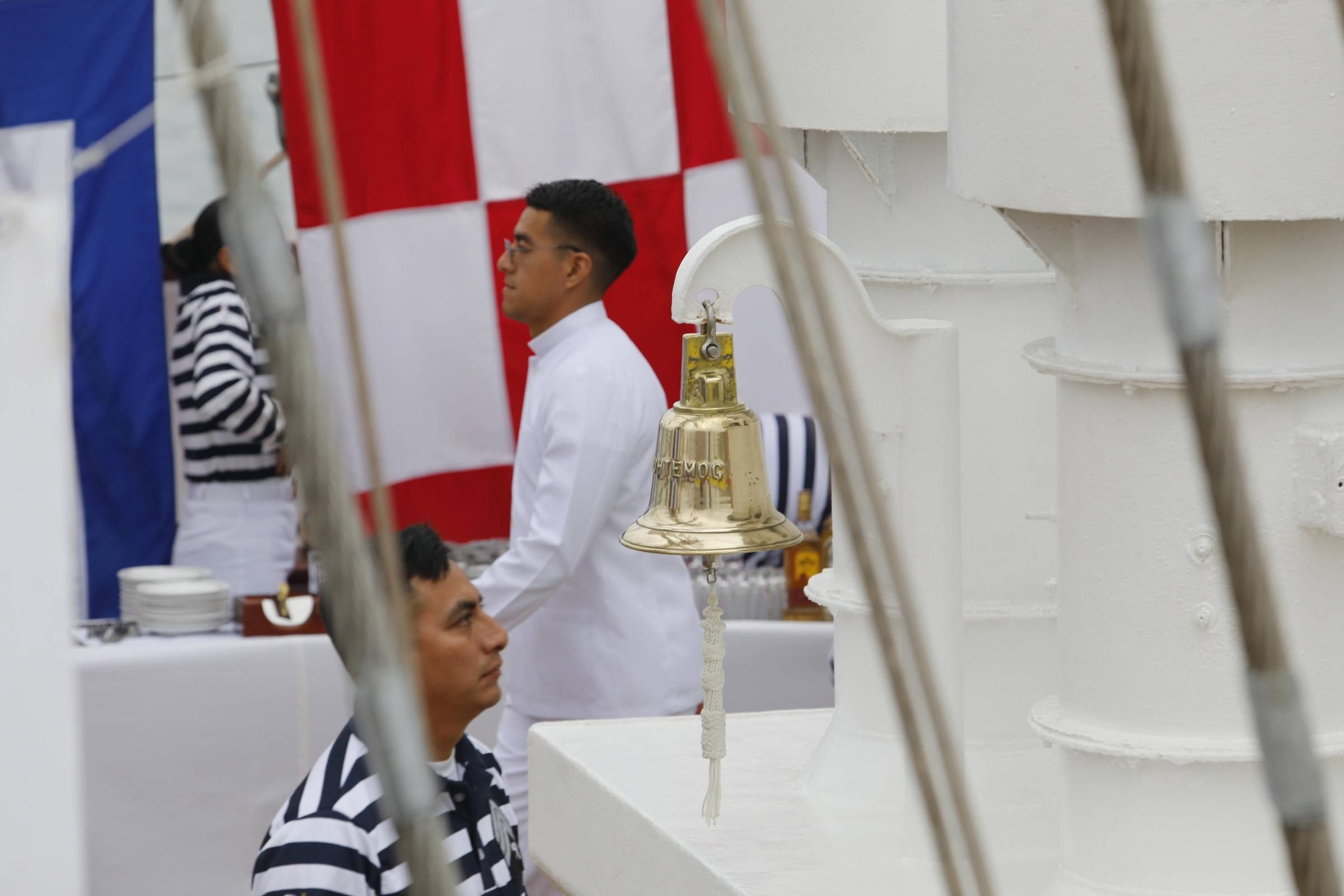 En imágenes: Así es el «Cuauhtémoc», el imponente barco de México que acaba de llegar a Gijón