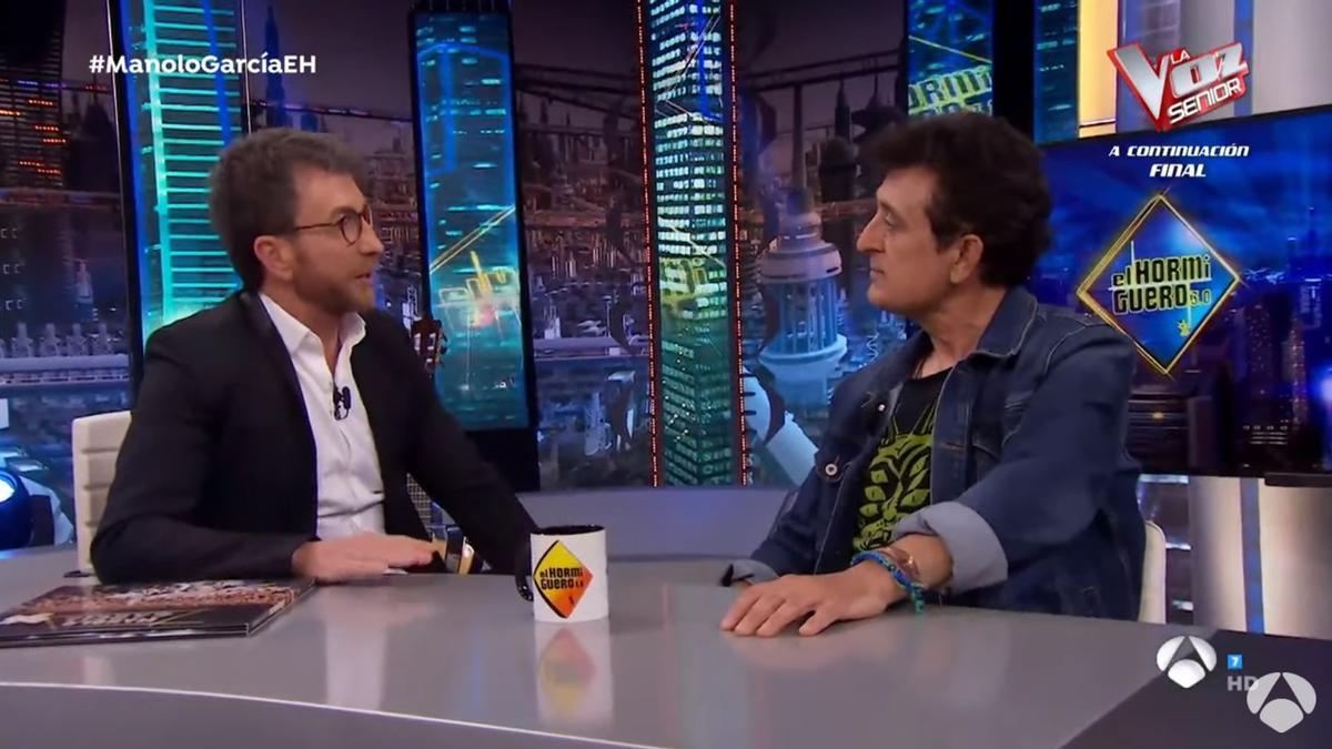 Pablo Motos y Manolo García en &quot;El Hormiguero&quot; en 2019