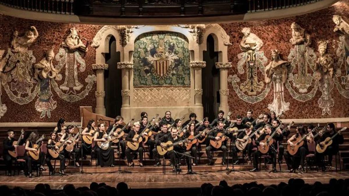L’Orquestra de Guitarres de Barcelona al Palau de la Música