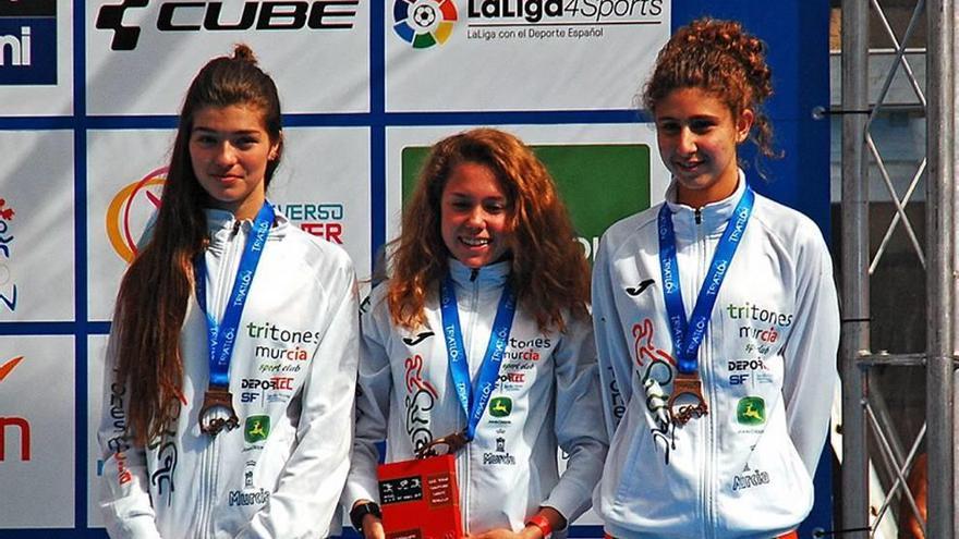 Murcia brilla en el Campeonato de España de duatlón de Avilés