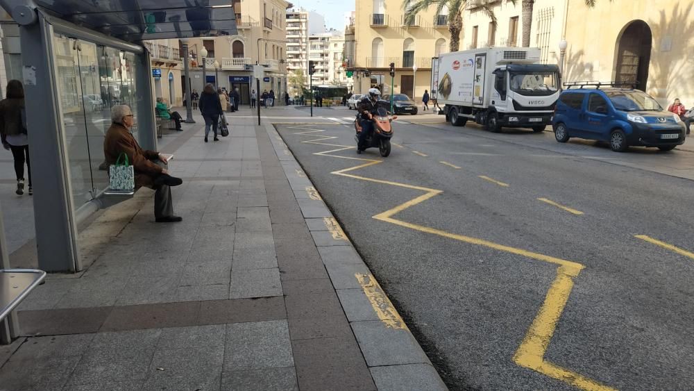 Cierre de la calle Corredora de Elche