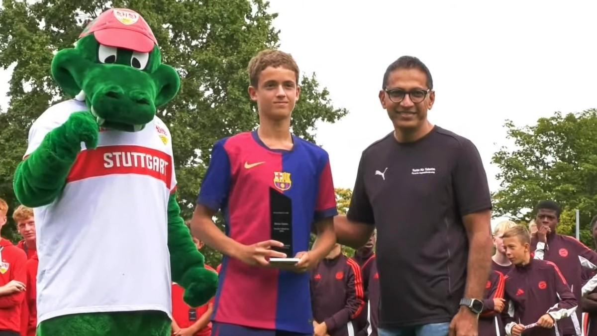 Samu Borniquel fue el MVP del Cadete B en un torneo en Stuttgart