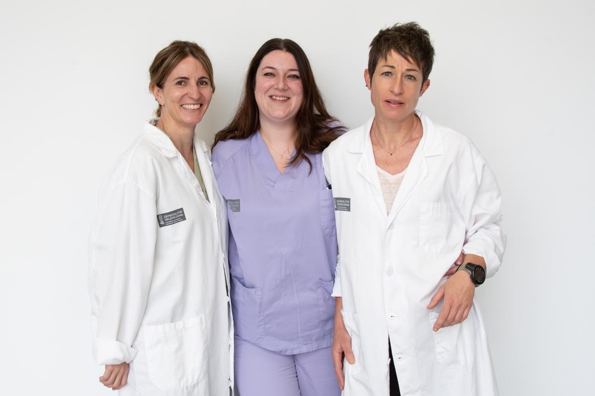 Coordinadoras del grupo de explantes del Hospital de Dénia.