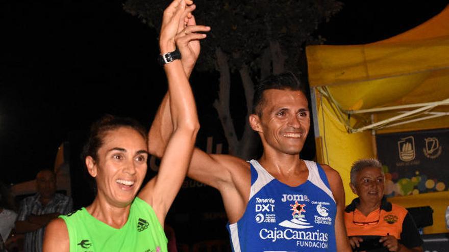 Aroa Merino y José Carlos Hernández, los vencedores de la prueba.