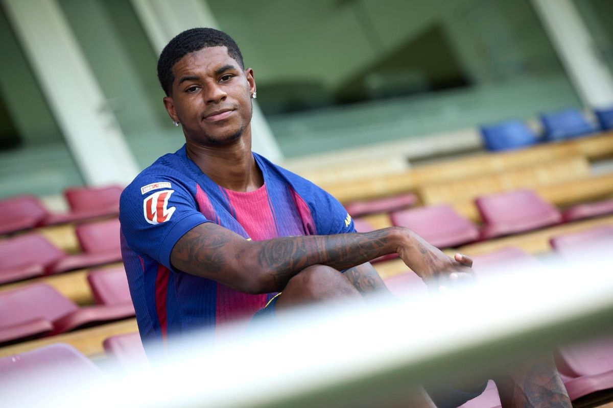 Marcus Rashford, durante su entrevista a este diario. Marcus Rashford, durante su entrevista a este diario.