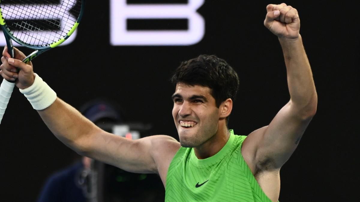 5 horas y 27 minutos de locura: Alcaraz es finalista del Open de Australia