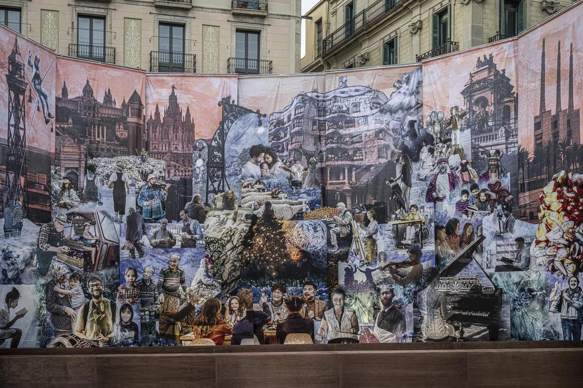 El pessebre de Barcelona obre al públic