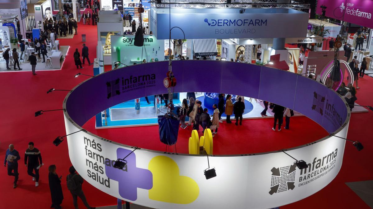 El salón de Infarma Barcelona 2025, el congreso europeo sobre farmacia que se celebra estos días en la Fira de Barcelona.
