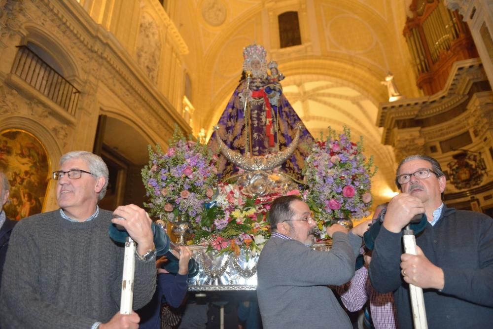 La Fuensanta llega a la Catedral