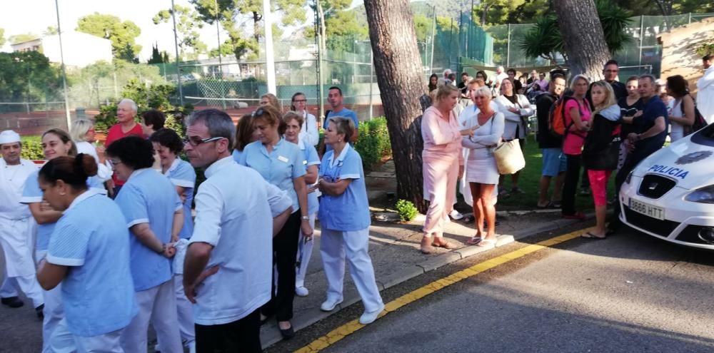 Incendio en el Eurotel de la Costa de los Pinos