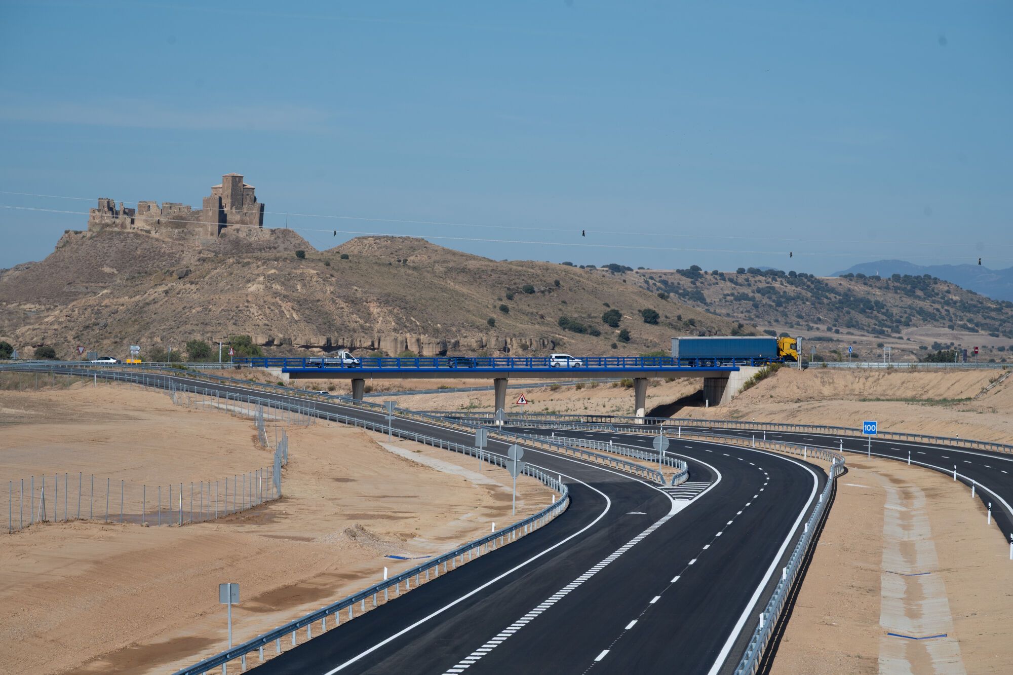 Inauguración del tramo de la A-22 entre Huesca y Siétamo