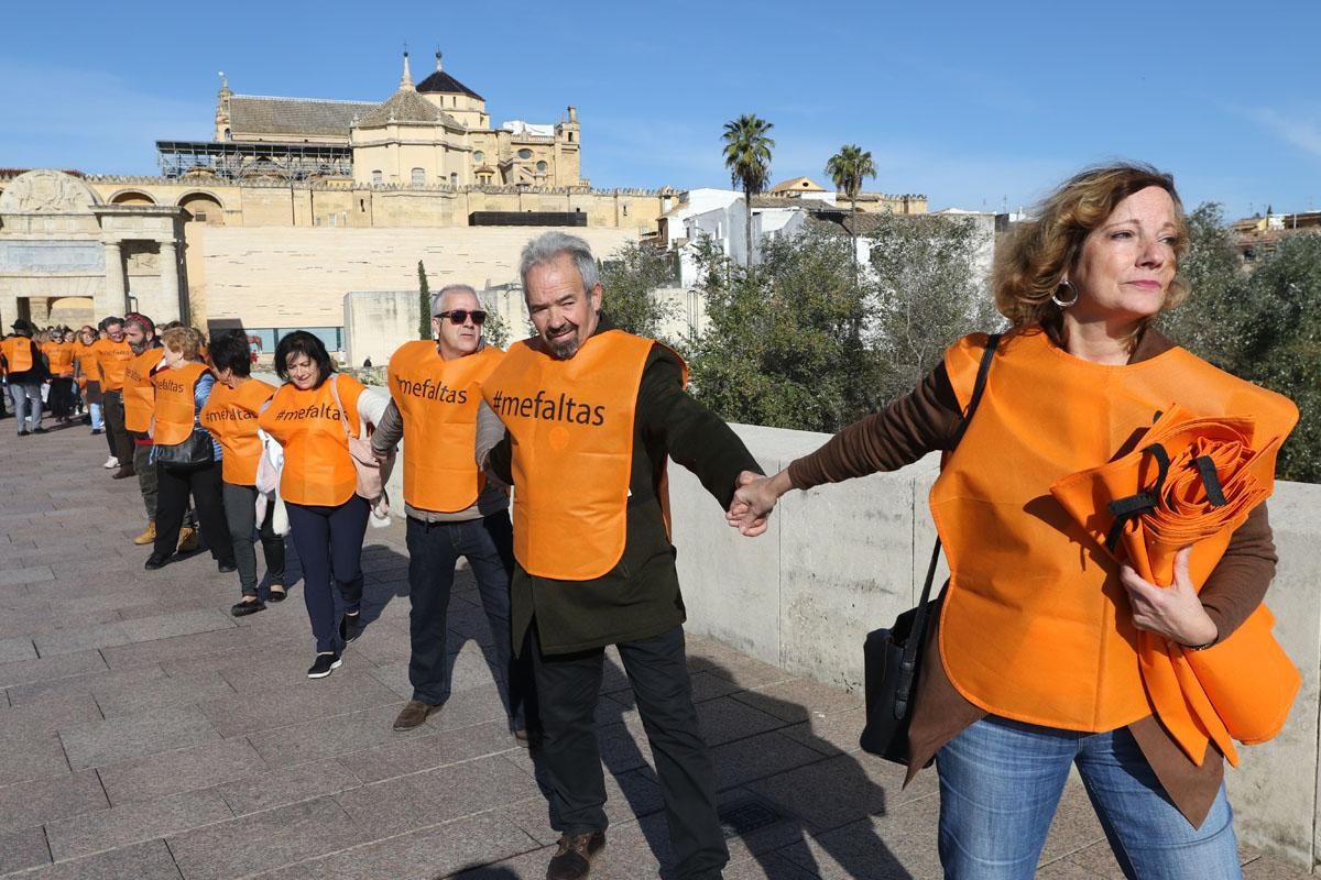 Cadena solidaria por los desaparecidos