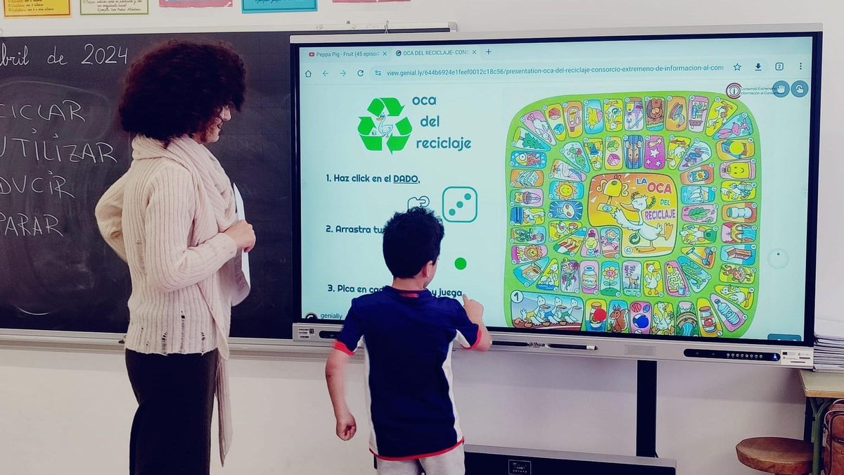 El juego de La Oca para aprender a reciclar