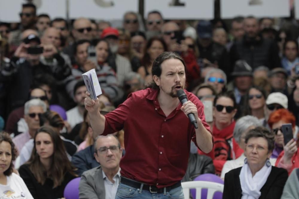 Pablo Iglesias protagoniza el acto central de Unidas Podemos en Mallorca