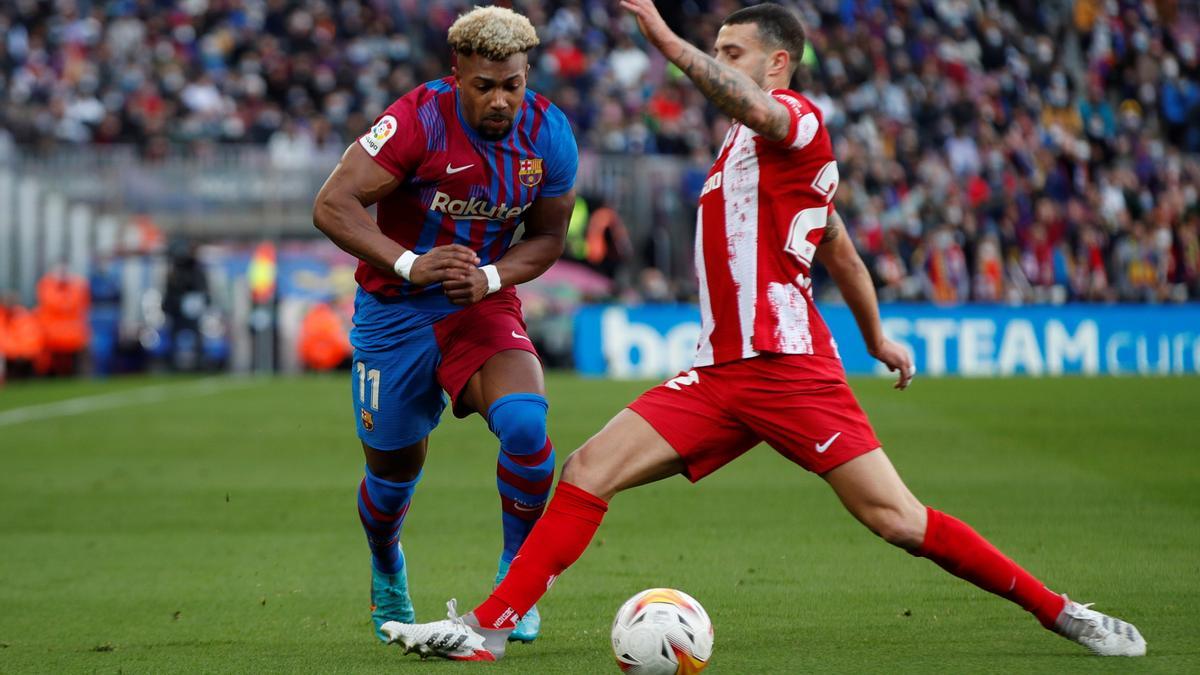 Adama volvió a jugar con la camiseta azulgrana.