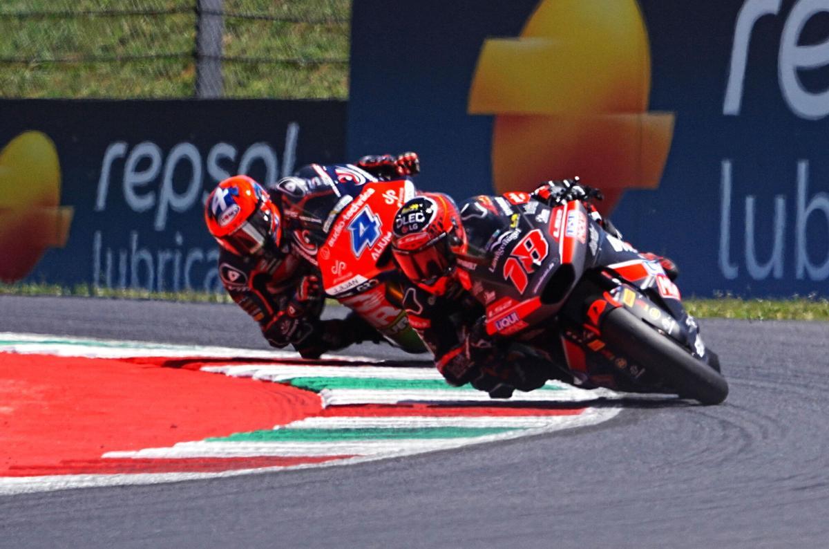 La carrera en el circuito de Mugello de MotoGP.