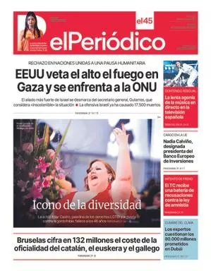 La portada de EL PERIÓDICO del 9 de diciembre de 2023