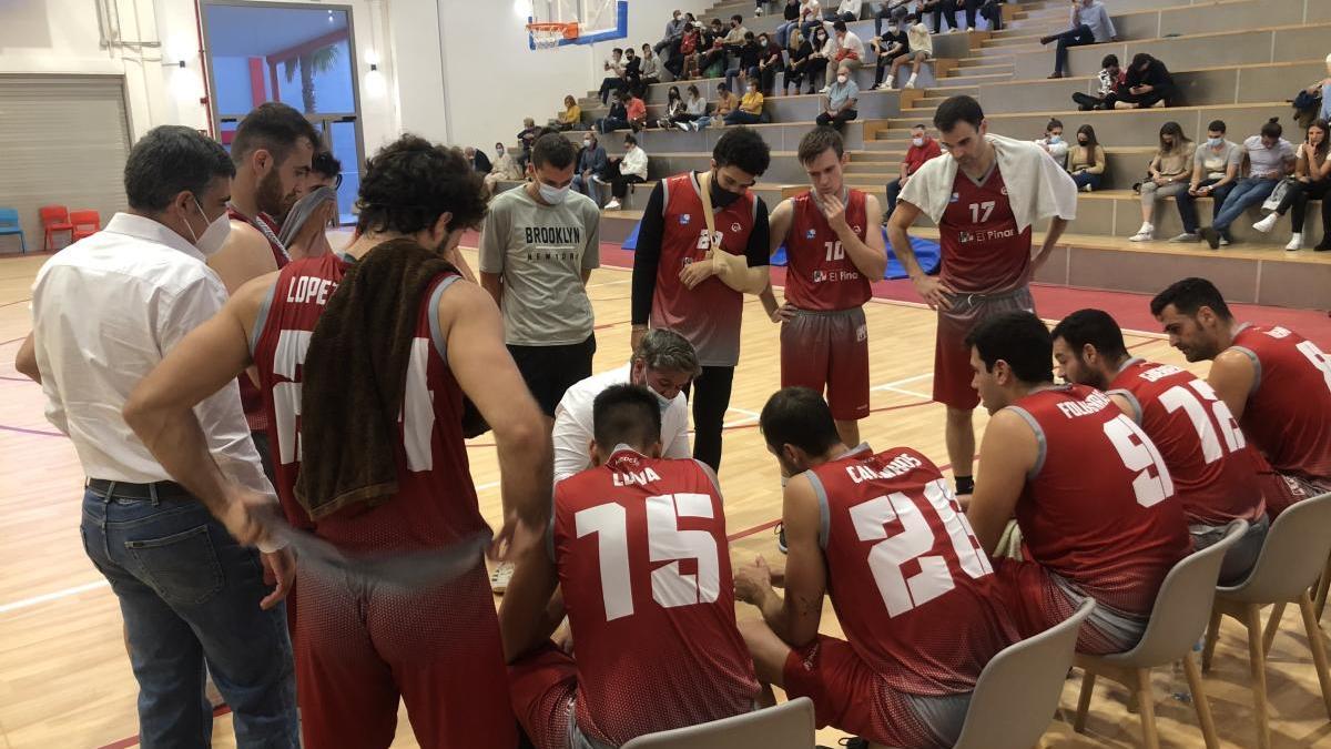 El equipo del CD Colegio El Pinar durante un partido.