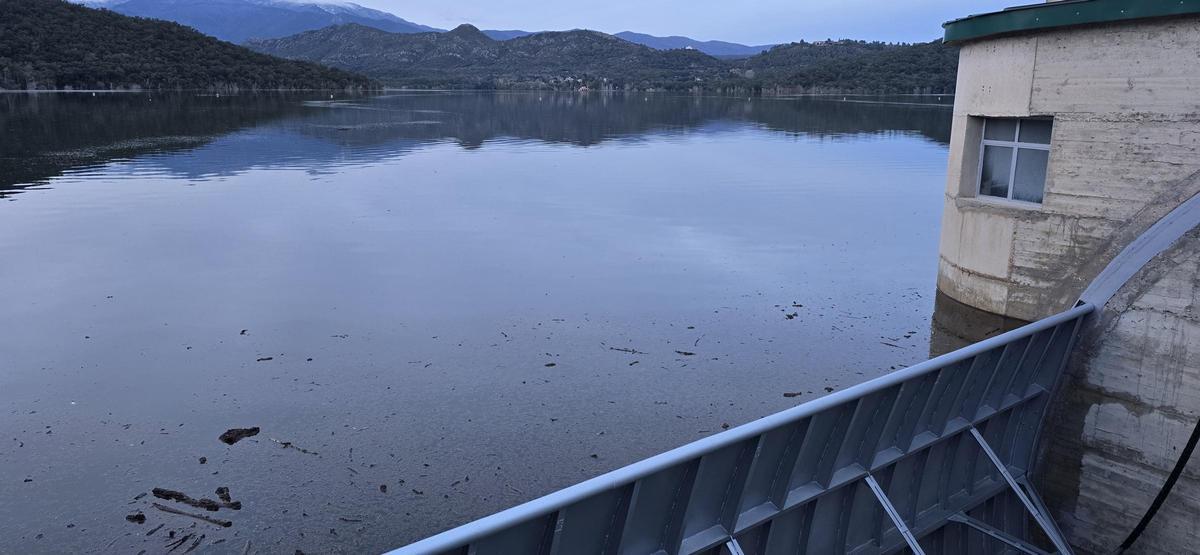 L'estat del pantà, aquest dimarts.