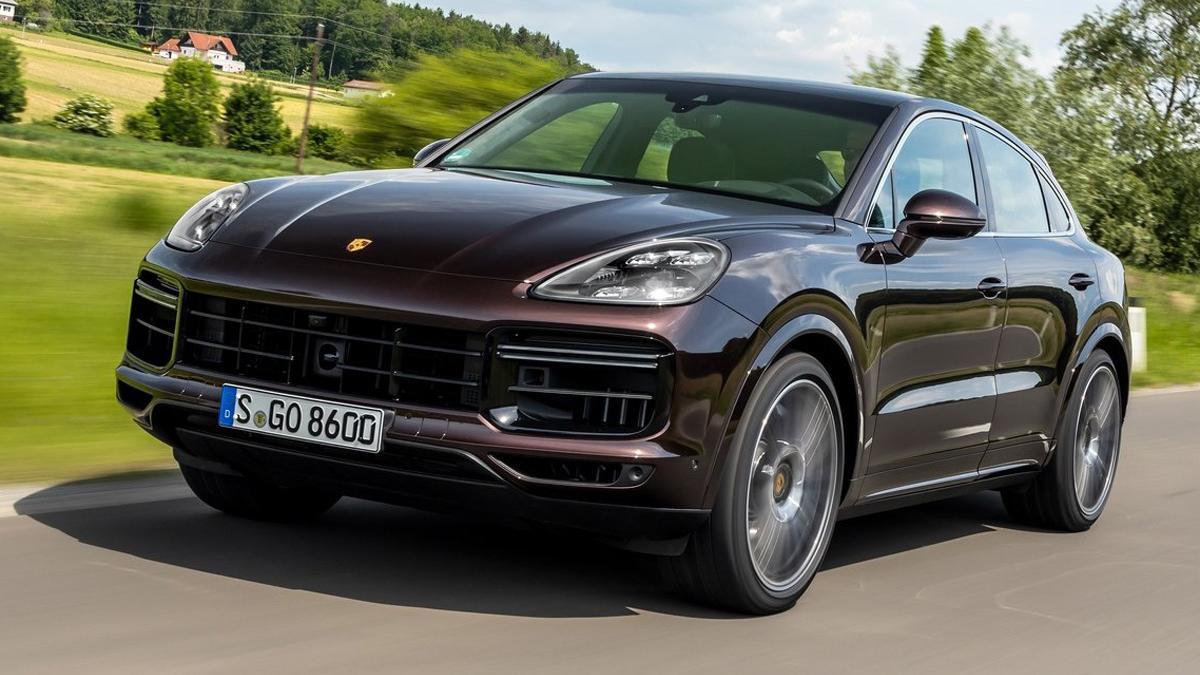 Imagen de archivo de un coche de marca Porsche, del modelo Cayenne