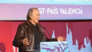 Serrat clama por la justicia social al recibir un premio de UGT-PV