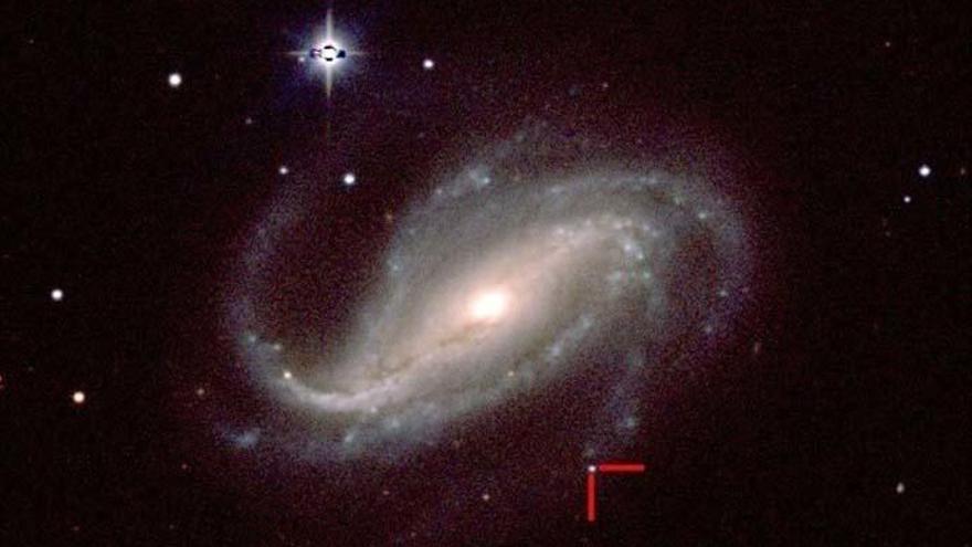 Las imágenes de la primera luz de un estallido estelar