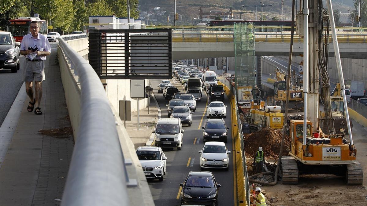 lainz39527149 barcelona 02 08 2017 barcelona obras de cobertura ronda de d180722182027