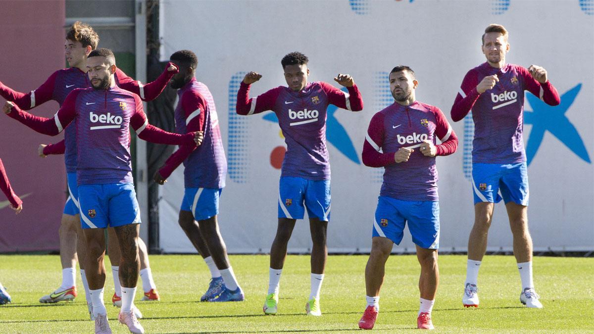 Así ha sido el entrenamiento del FC Barcelona antes del Clásico