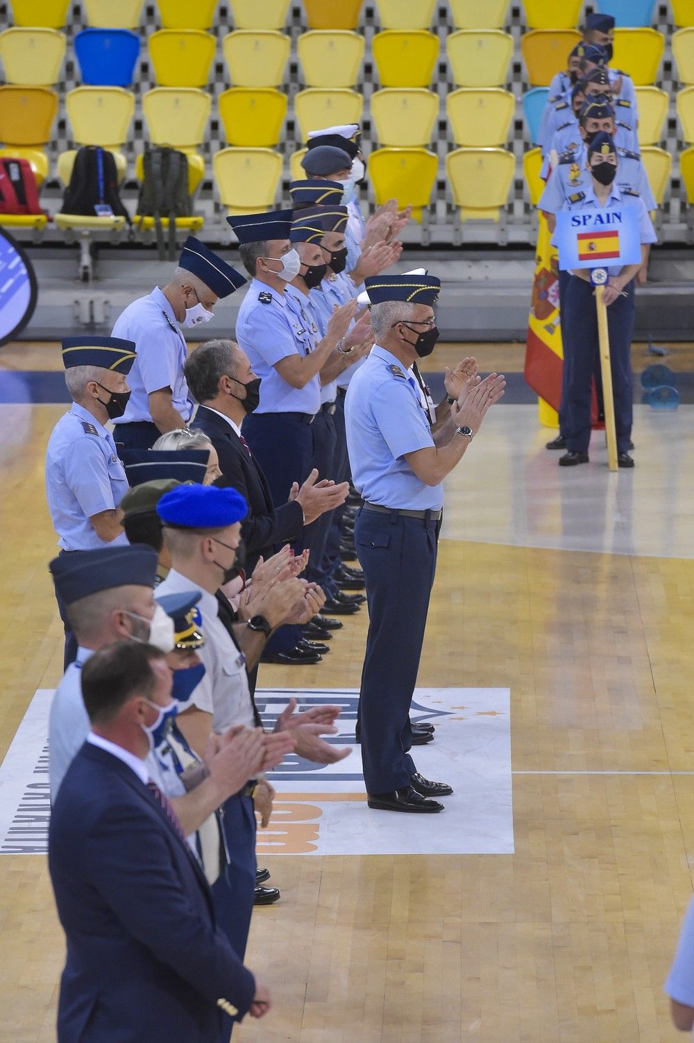 Ceremonia de clausura del Mundial de pentathlon aeronáutico