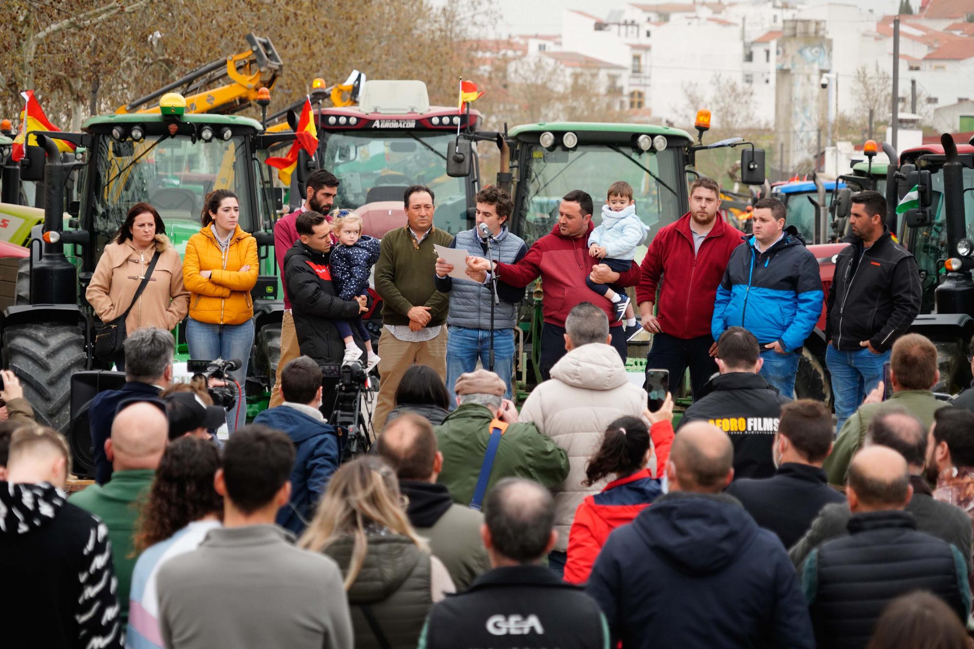 Tractorada en Los Pedroches por la crisis del campo