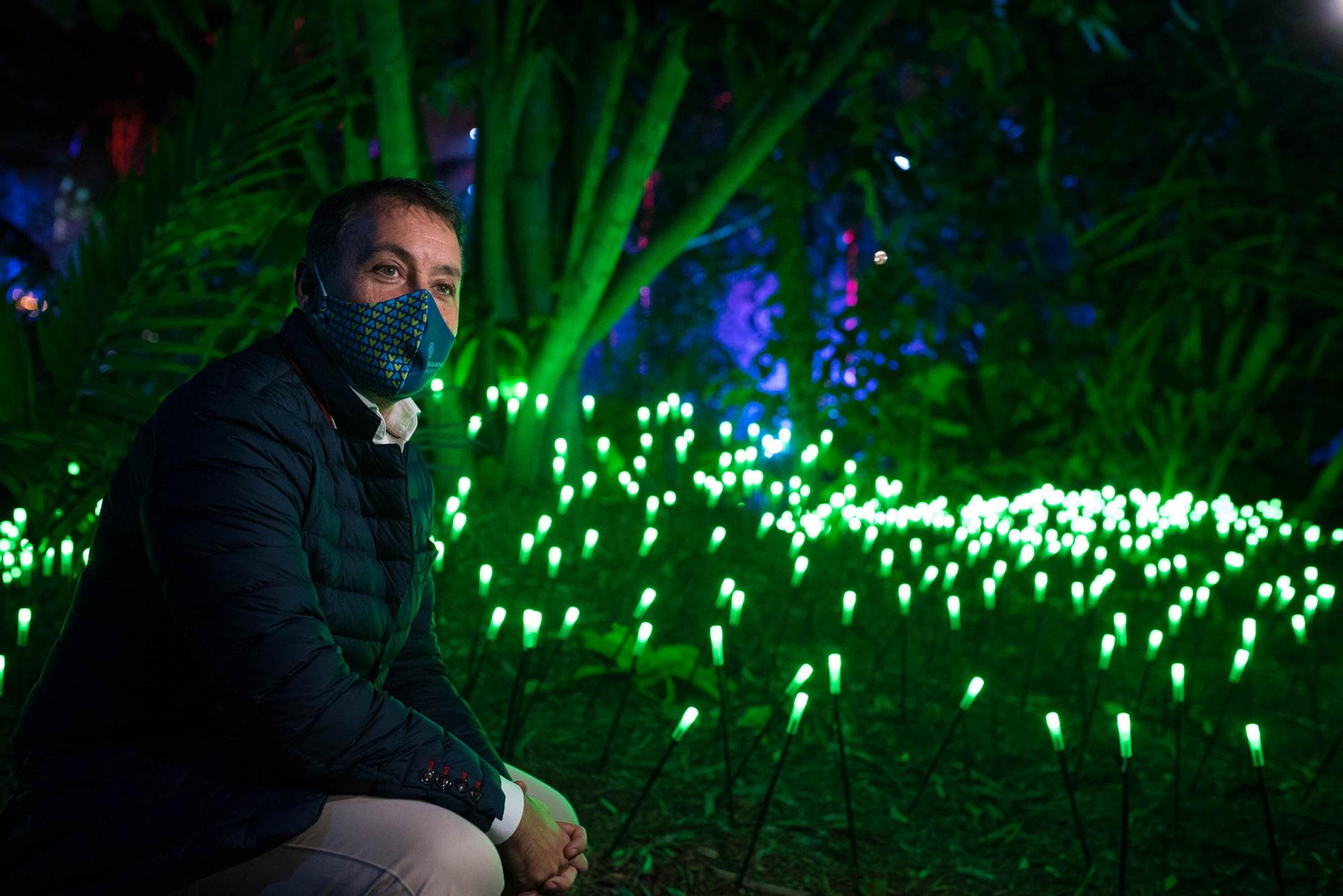 Estreno del espectáculo 'Naturaleza Encendida' en el Palmetum