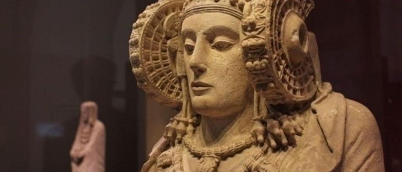 La Dama de Elche preside la sala de arte ibero del Museo Arqueológico Nacional, en Madrid.