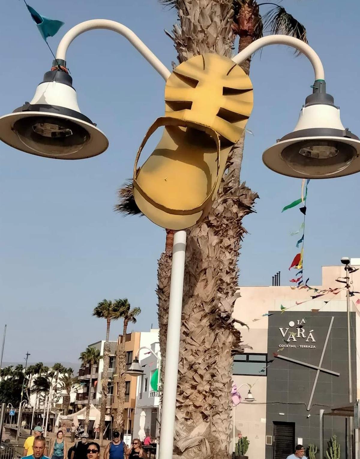 Una de las calamares de ornamento.