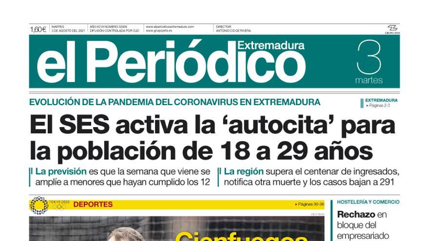 Consulta la portada correspondiente al día 3 de agosto del 2021