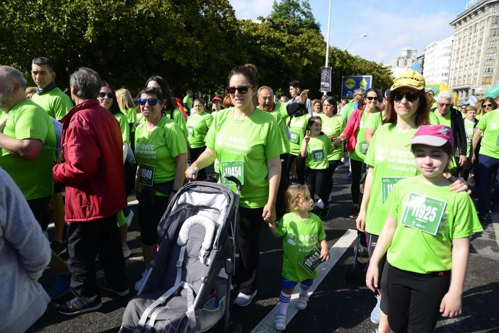 Carrera y caminata contra el cáncer en A Coruña