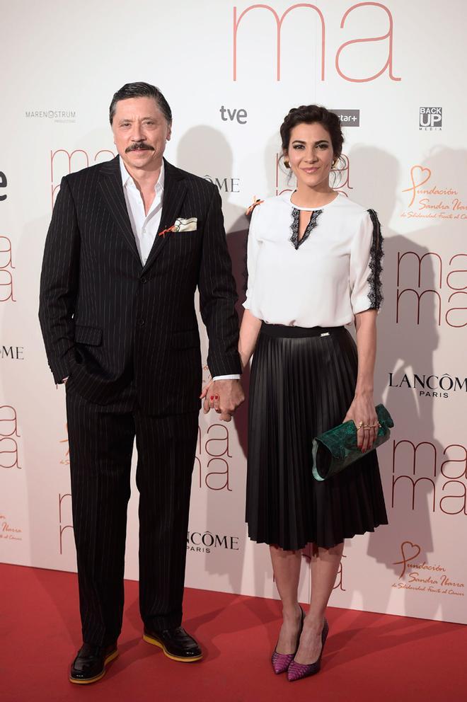 Carlos Bardem y Cecilia Gessa en el estreno de Ma ma
