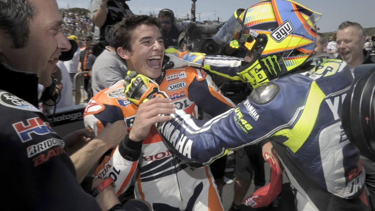 Valentino y Marc, en 2013