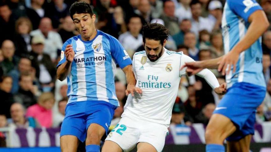 Isco, ante el Málaga.