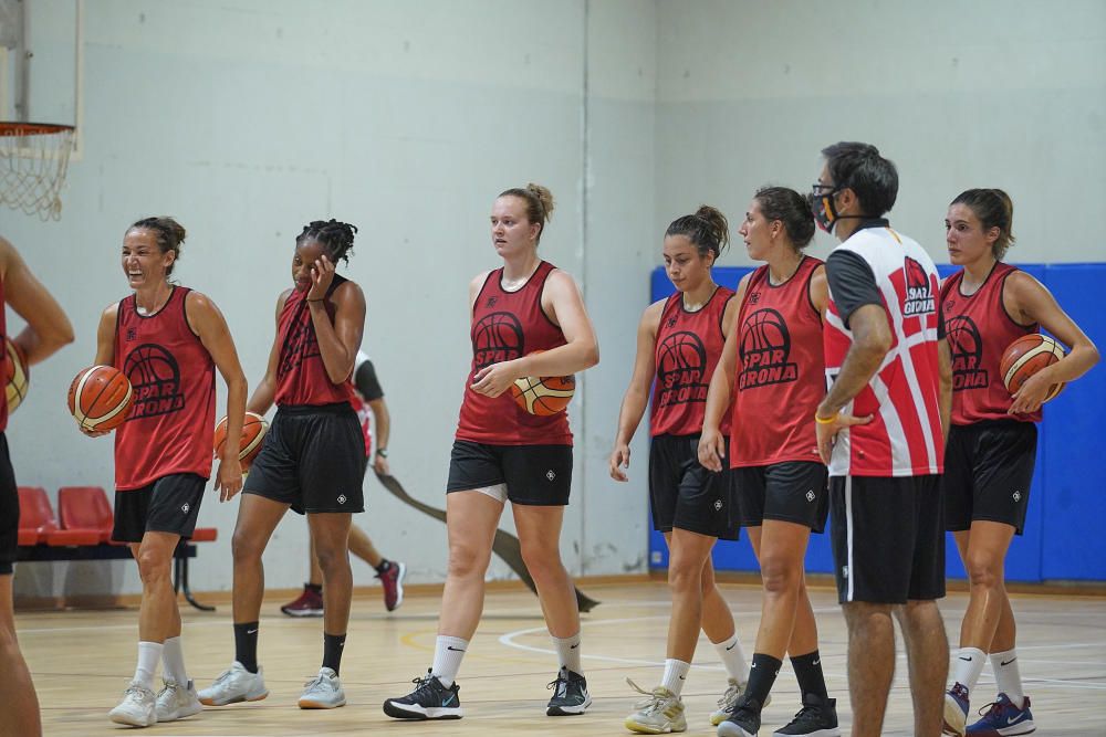 Primer entrenament grupal de l'Spar Girona