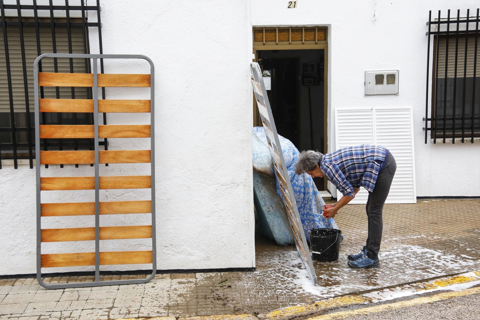 FOTOS | La Roca de la Sierra, el día después