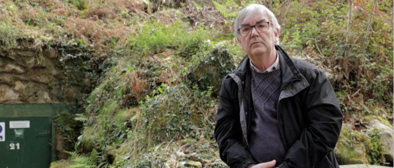 José Sequeiros, de la traída de A Torre, en Meira, en un fotograma del documental.   | FDV