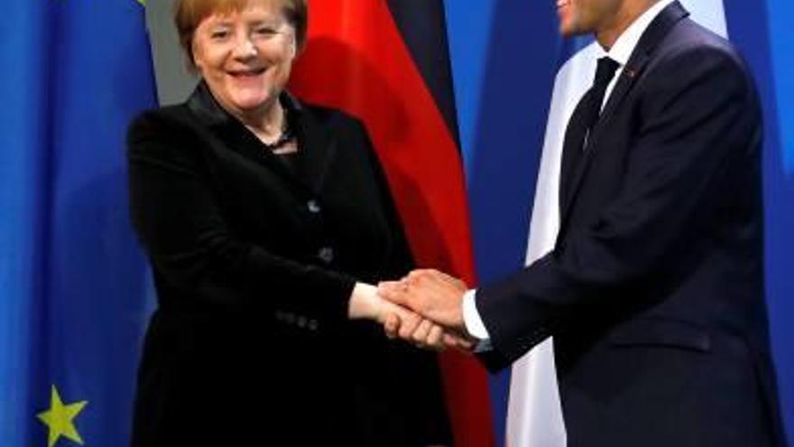 Merkel i Macron, ahir a Berlín