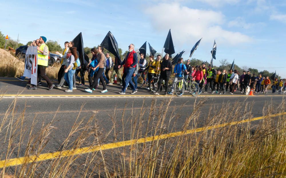 Protest gegen Schnellstraße Campos-Llucmajor