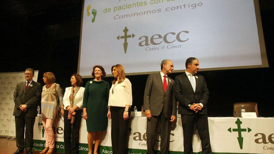 La inauguración del Congreso Andaluz de Pacientes con Cáncer, ayer en el Palacio de Ferias.