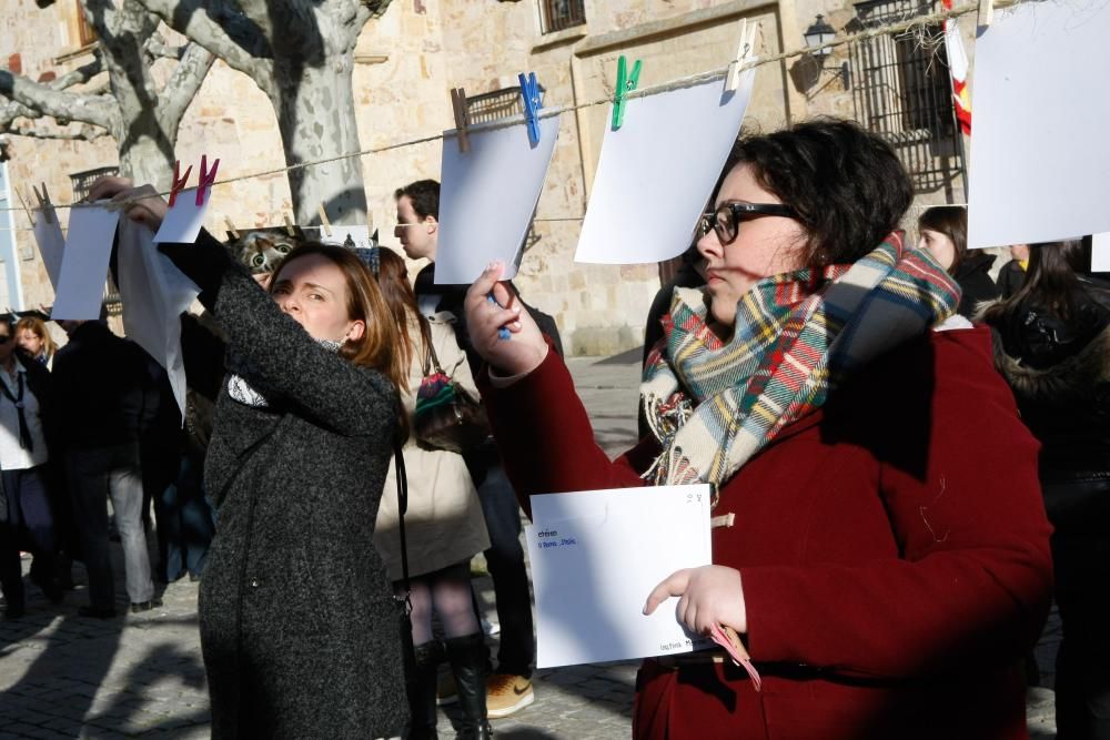 Iniciativa "Secado" en la plaza de Viriato