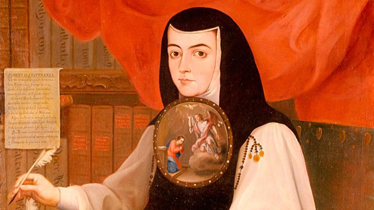 La monja mexicana sor Juana Inés de la Cruz.
