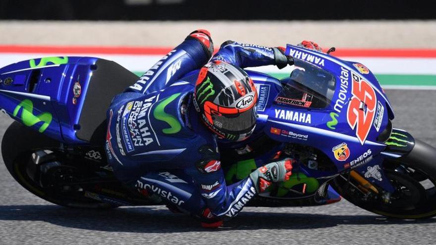 Maverick Viñales, este sábado en el circuito de Mugello.